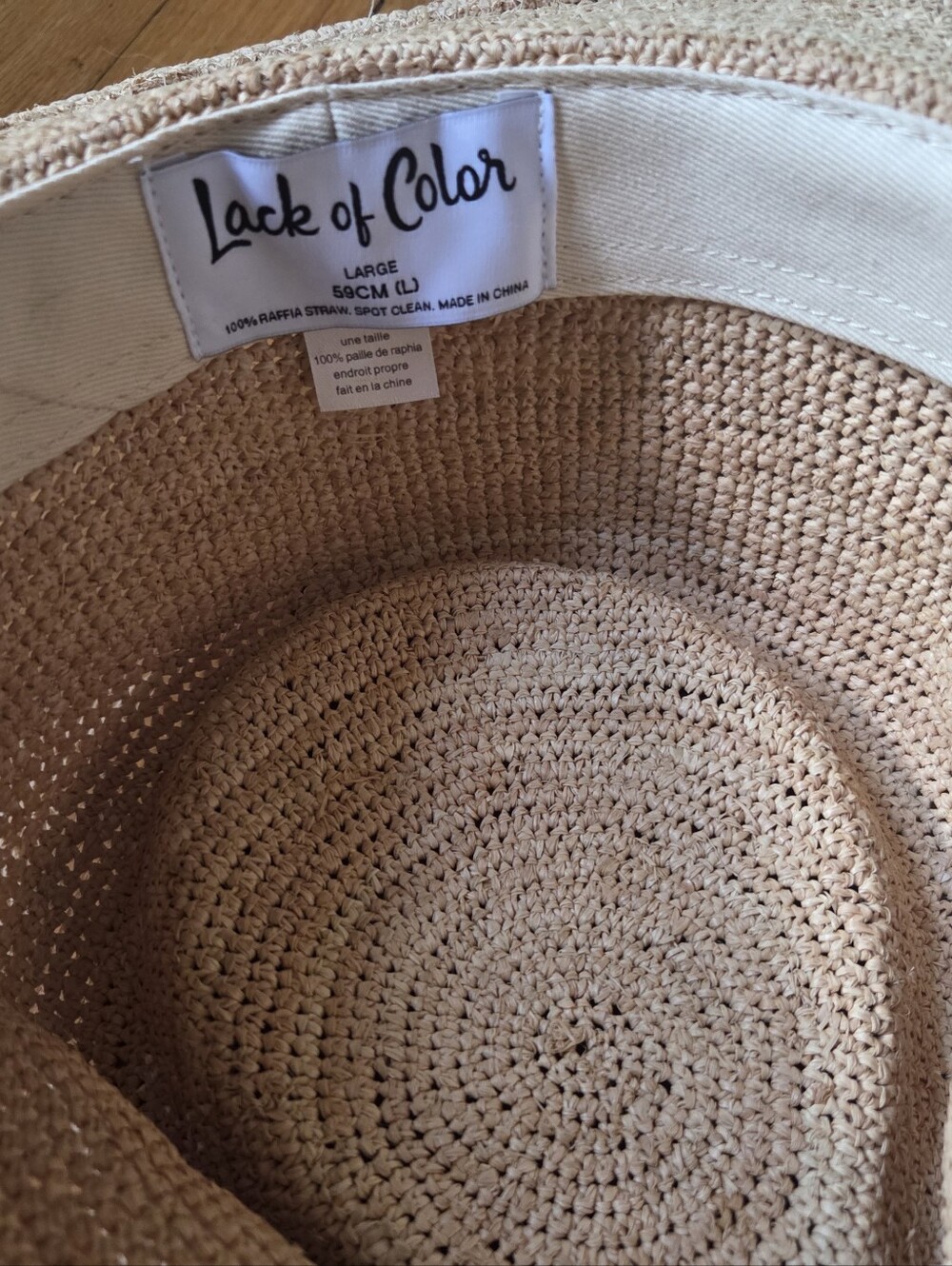 Lack Of Color Unisex Inca Fedora in Straw - Picture 7 of 14